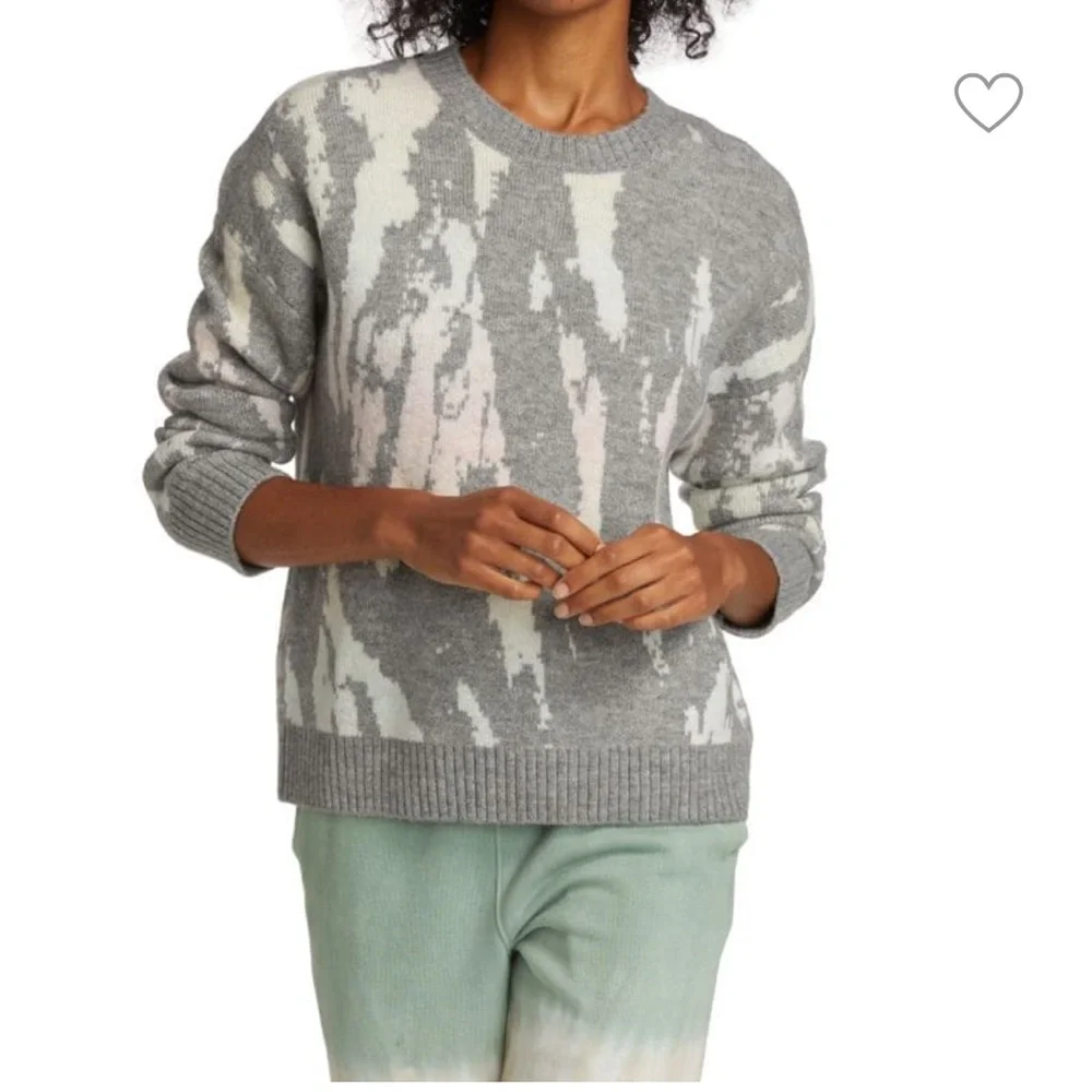 Rails. Virgo Sweater - Grey Tie Dye -size medium NWT - Picture 3 of 5